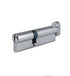 HOPPE ARRONE AR-MK-3121-91-DF-NP - Key & Oval Turn Euro Profile Cylinder 45/55 mm - 100 mm overall length